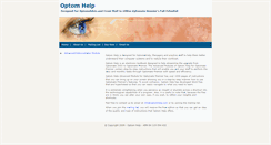 Desktop Screenshot of optomhelp.com